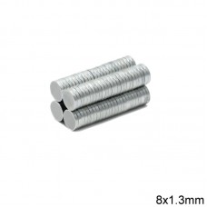 Μαγνήτης Neodymium N35 8X1.3mm_235104890